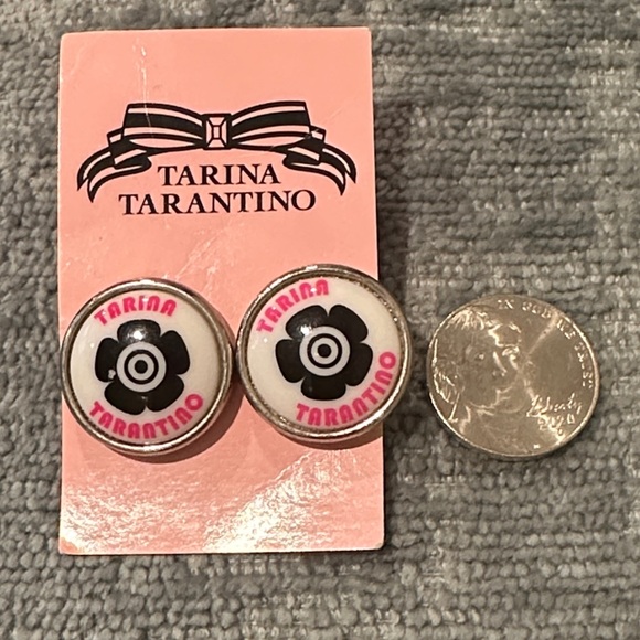 Tarina Tarantino Rare Button Post Earrings - Picture 6 of 6